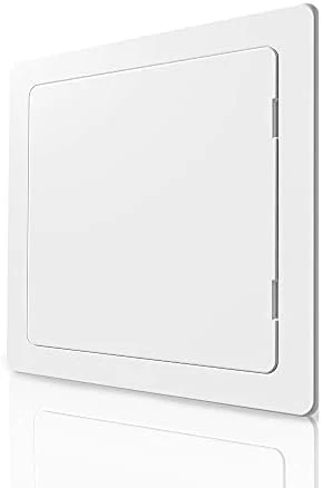 Access Panel for Drywall - 18 x 18 inch - Wall Hole Cover - Access Door - Plumbing Access Panel for Drywall - Heavy Durable Plastic White
