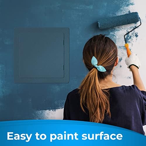 Access Panel for Drywall - 18 x 18 inch - Wall Hole Cover - Access Door - Plumbing Access Panel for Drywall - Heavy Durable Plastic White - Image 4