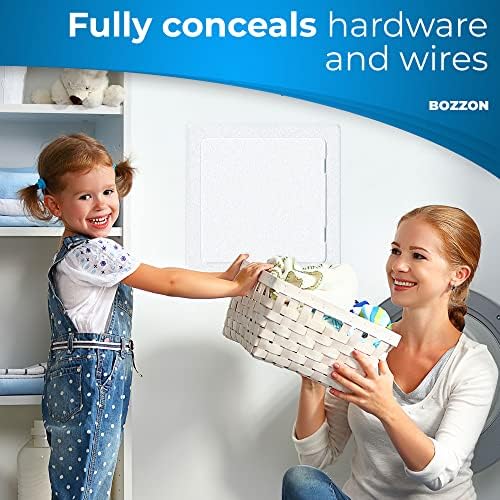 Access Panel for Drywall - 18 x 18 inch - Wall Hole Cover - Access Door - Plumbing Access Panel for Drywall - Heavy Durable Plastic White - Image 7