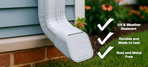 The Original GutterGate 3"x4" for Type-A Downspouts (White) (Made in The USA) - Image 5