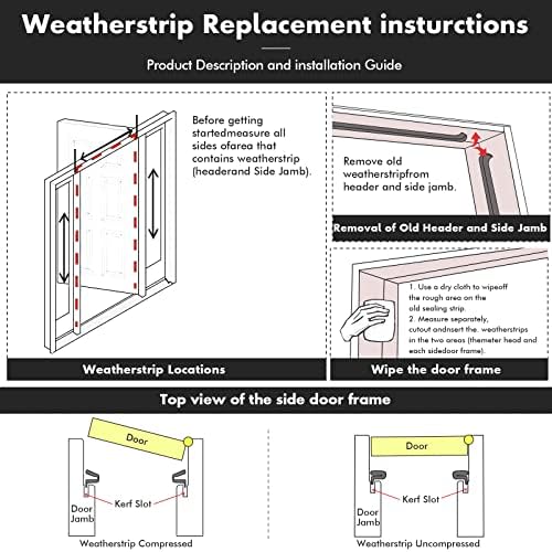 BBTO Weather Stripping Door Seal Strip Kerf Soundproof Strip V-Shaped Q Foam Weather Stripping Exterior Door Frame for Summer Windows Large Gap Seal and Easy Installation(40 Feet,Brown) - Image 5