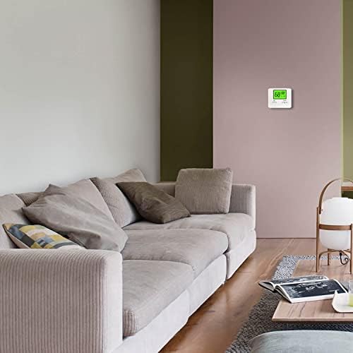 Non-Programmable Thermostat for House, Digital Energy-Saving Home Thermostats, up to 1 Heat/1 Cool Single-Stage Systems (Green Backlight) - Image 8
