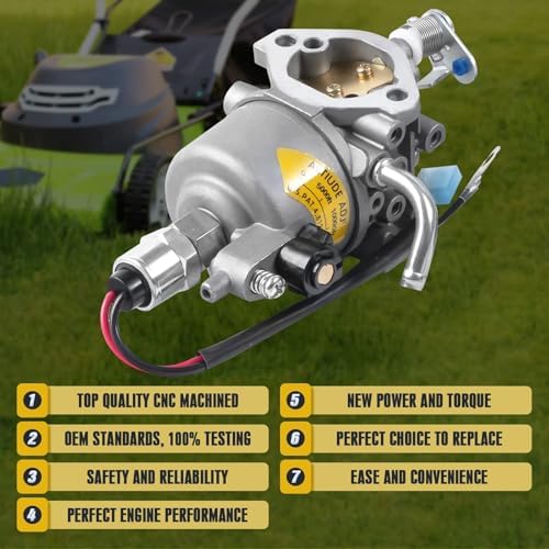 146-0785 Carburetor Carb with part for Onan Cummins Generator & Microquiet 4000-Watt 4KYFA26100 4KYFA26100P 4KYFA26100K Replace# A042P619, A041D736, 146-0785 - Image 2