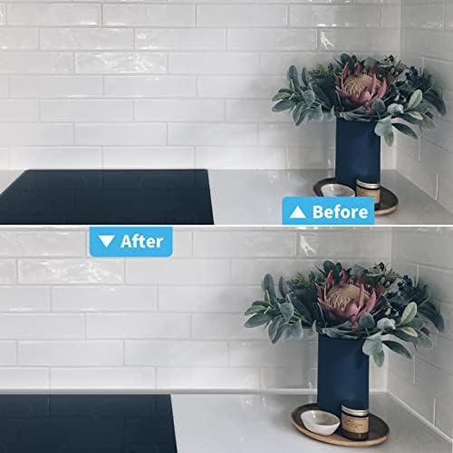 Art3d 30 Ft Peel and Stick Flexible Vinyl Molding Trim for Wall Tile Edges, Kitchen backsplash, Mirrior Frame in Mirror in White - Image 5