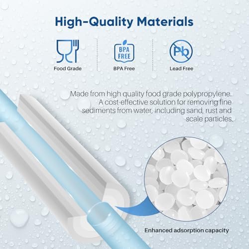 PUREPLUS 5 Micron 10" x 4.5" Whole House Sediment Home Water Filter Replacement Cartridge for Culligan RFC-BBSA, HD-950, WFHD13001B, W15-PR, GXWH30C, GXWH35F, Aqua-Pure AP817, PP10BB, 2PACK - Image 7