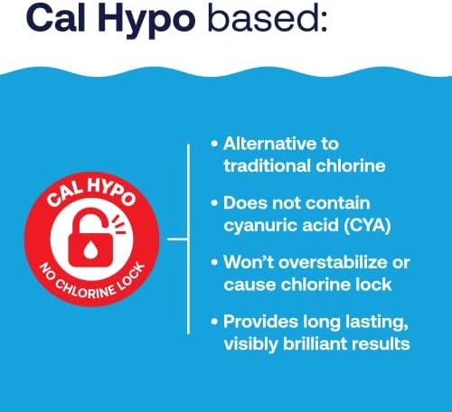 HTH 52040B Swimming Pool Care Shock Ultra, Swimming Pool Chemical, Cal Hypo Formula, 1lb (6 Pack) - Image 6