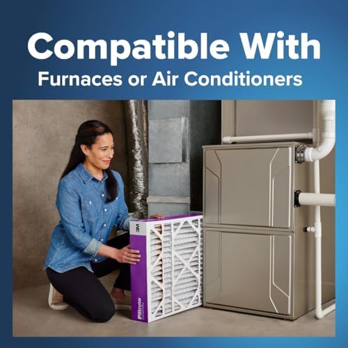 Filtrete 20x25x4 AC Furnace Air Filter, MPR 1550, MERV 12, Fits Lennox & Honeywell, Allergen, Electrostatic Air Cleaning Filter, 2-Pack (actual size 19.88 x 24.63 x 4.31) - Image 8