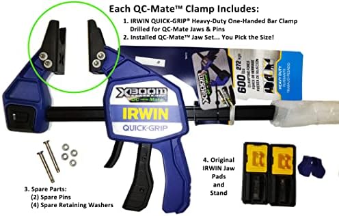QC-Mate by XBoom Coupler (1/2" & 3/4" Duo-Jaw Set, 12” QC-Mate Clamp) - Image 3