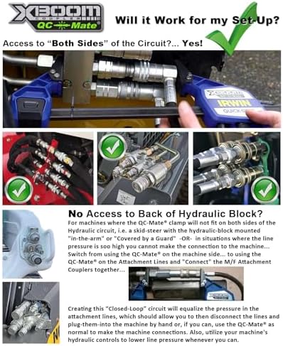 QC-Mate by XBoom Coupler (1/2" & 3/4" Duo-Jaw Set, 12” QC-Mate Clamp) - Image 5