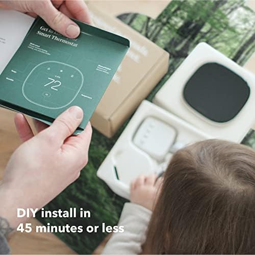 ecobee Smart Thermostat Enhanced - Programmable Wifi Thermostat - Works with Siri, Alexa, Google Assistant - Energy Star Certified - Smart Home - Image 3