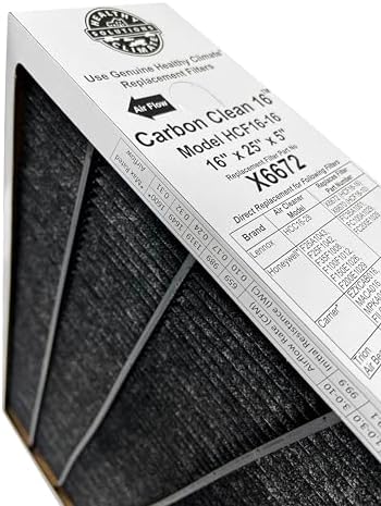 Lennox Healthy Climate Lennox X6672 16x25x5 Healthy Climate Carbon-Clean MERV 16 Filter Bundle with Same Day Supply Filter Change Reminder - Image 3