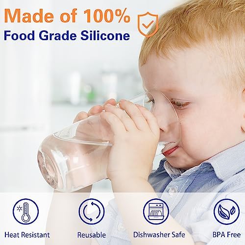 3 and 5 Gallon Water Jug Cap, Silicone Reusable Replacement Cap, Non Spill Bottle Caps for 55mm Bottle Water Dispenser Caps - Pack of 10 - Image 5