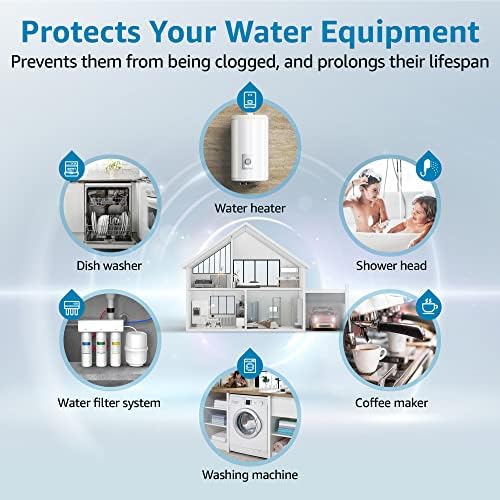 AQUA CREST FXHSC Whole House Water Filter Replacement for GE® FXHSC, GXWH40L, GXWH35F, American Plumber W50PEHD, W10-PR, Culligan® R50-BBSA, 5 Micron 10" x 4.5", High Flow Sediment Filters, Pack of 3 - Image 6