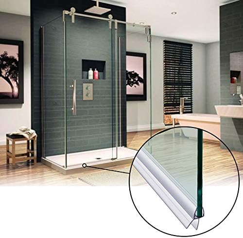 2-Pack Butecare Frameless Shower Door Bottom Seal with Long Sweep for Glass Doors – Stop Shower Leaks and Create a Water Barrier (3/16” x 36”) - Image 5