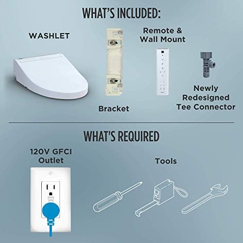 TOTO SW3083#01 WASHLET C5 Round Electronic Bidet Toilet Seat, C5Round, Cotton White - Image 20