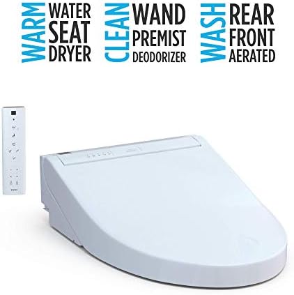 TOTO SW3083#01 WASHLET C5 Round Electronic Bidet Toilet Seat, C5Round, Cotton White - Image 30