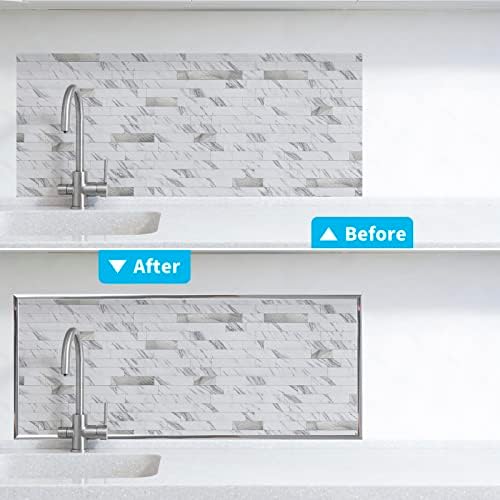 Art3d 20ft Outside Vinyl Corner Trim Peel and Stick for Tile and Wall Edges, Furniture Decoration Stainless Steel - Image 4