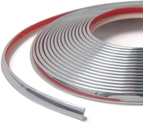 Art3d 20ft Outside Vinyl Corner Trim Peel and Stick for Tile and Wall Edges, Furniture Decoration Stainless Steel - Image 9