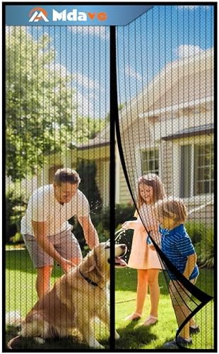 Magnetic Screen Door, Keep Bugs Out, Pet & Kid Friendly，Works with Front Doors, Sliding Doors,Fit Door Size 30 x 80 Inches