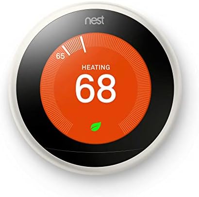 Google Nest Learning Thermostat - Programmable Smart Thermostat for Home - 3rd Generation Nest Thermostat - Compatible with Alexa - White (Renewed) - Image 3