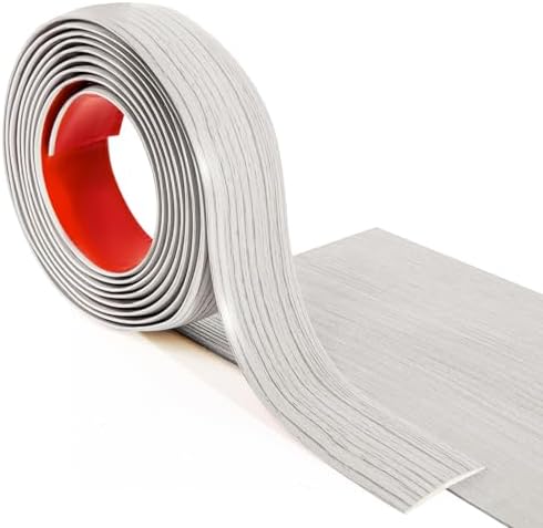 Art3d Self Adhesive Vinyl Floor Transition Strip, Laminate Floor Strip Floor Flat Divider Strip for Joining Floor Gaps, Carpet Threshold Transition, Floor Tiles (10 FT, 1.57in, White-Washed) - Image 2