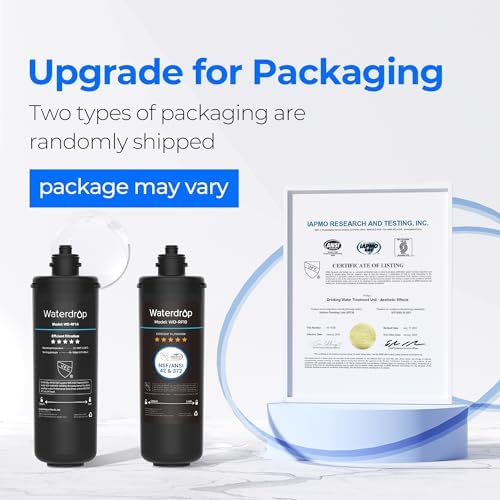 Waterdrop RF10 Replacement Filter Cartridge for 10UA/10UB Under Sink Water Filter, Reduces PFAS, PFOA/PFOS, Lead, Chlorine, Bad Taste & Odor, NSF/ANSI 42 Certified, 11K Gallons High Capacity, 2 PACK - Image 2