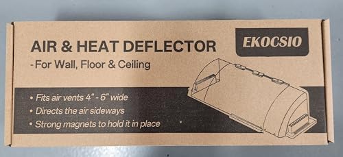 4 Pack Transparent Adjustable Air Deflector for Vents, Sidewalls and Ceiling Registers, 8.5" to 15" - Image 7