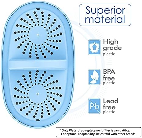 [Original] Waterdrop Alkaline Water Filter Replacement for All Waterdrop Pitcher and Dispenser Filtration System, Increase PH, Improved Coffee Taste, Last Up to 2 Months or 100 Gallons (Pack of 3) - Image 8