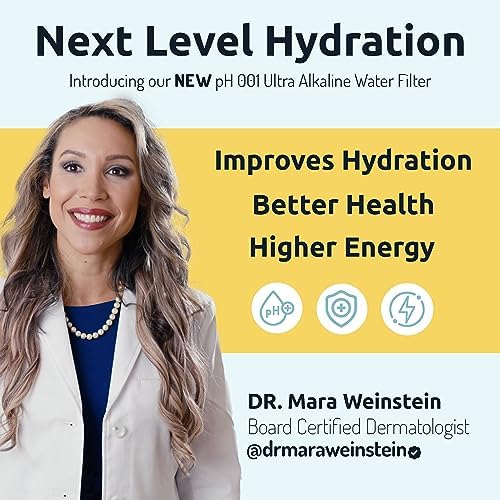 Invigorated Water PH001 Ultra Alkaline Water Filter – Replacement Water Filters for Pitchers – pH Water Filter Cartridge – For Alkaline Water Filter Pitcher, 96 Gallon Capacity (1-Pack White) - Image 4