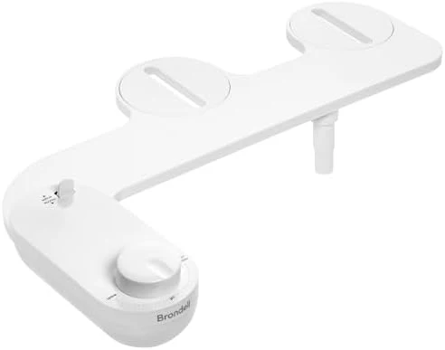 Brondell Fresh Spa Adjustable, Bidet Attachment FSA-15 for Toilet Seats with Adjustable Single Nozzle, Side Arm Control, Thin Profile, White (Ambient Temperature) - Image 6