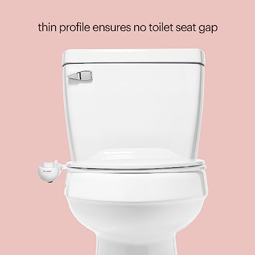 Brondell Fresh Spa Adjustable, Bidet Attachment FSA-15 for Toilet Seats with Adjustable Single Nozzle, Side Arm Control, Thin Profile, White (Ambient Temperature) - Image 7
