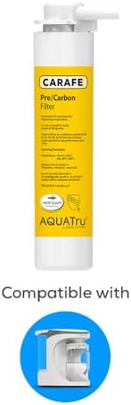 AquaTru Carafe AT100 2-Stage Pre/Carbon Filter | Reduces Sand, Silt, Sediment, Rust, and Particles | Activated Carbon Reduces Chlorine Taste and Odors - Image 3