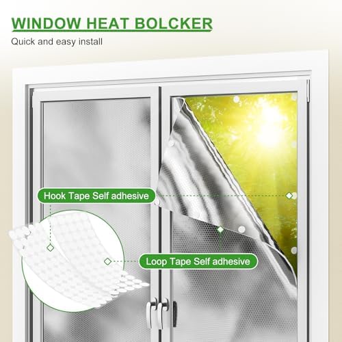 Reflective Bubble Window Insulation for Summer Heat, Sun Reflector for Windows, Insulation Roll for RV Window Insulation, 24"(W) x10 Ft (L) Window Insulation Kit, RV Windwow Coverings. - Image 4