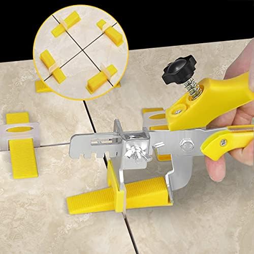 DGSL Leveling System with Plier - 600-Piece Spacers Clips and 200-Piece Reusable Wedges - Tools Set for Tile and Stone Installation 1/8 Inch - Image 4