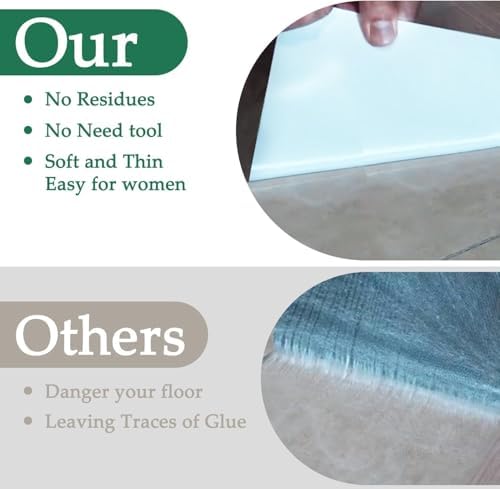 Grey Wood Peel and Stick Floor Tile, 36 Pack 54 Sq.Ft,(NO Sticky Residue Left) Vinyl Flooring Tiles Wood Plank, Self-Adhesive DIY Flooring for Bathroom,Bedroom, Living Room, (36" x 6") Nature Grey - Image 6