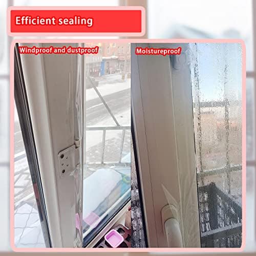 Birllaid Transparent Window Weather Sealing Tape, 3 Inch x 55 Yards, Window AC Insulation Air Conditioner Sealing Tape, No Residue, Clear - Image 4