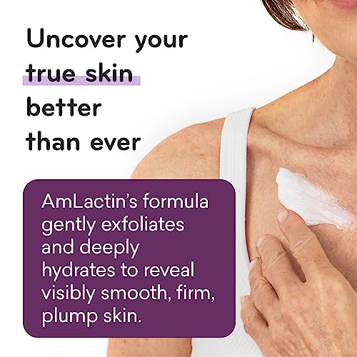 AmLactin Crepe Firming Cream - 12 oz Body Cream with 15% Lactic Acid - Exfoliator and Moisturizer for Crepey, Dry Skin (Packaging May Vary) - Image 3