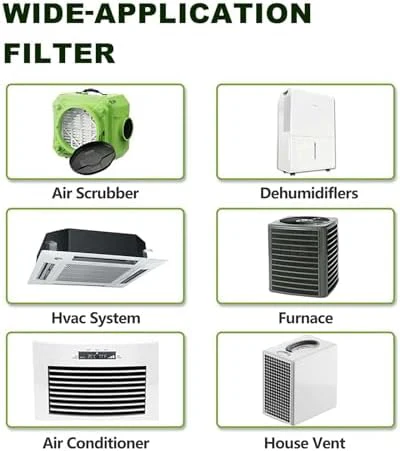 10x10x1 Furnace Air Filters 4 Pack, MERV 8 MPR 600 & FPR 5 Filtering, HVAC Air Filter Replacement (exact dimensions: 9 3/4"x9 3/4"x3/4") - Image 5