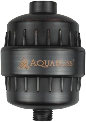 AquaBliss High Output Revitalizing Shower Filter - Reduces Dry Itchy Skin, Dandruff, Eczema, and Dramatically Improves The Condition of Your Skin, Hair and Nails - Oil Rubbed Bronze (SF100-ORB)