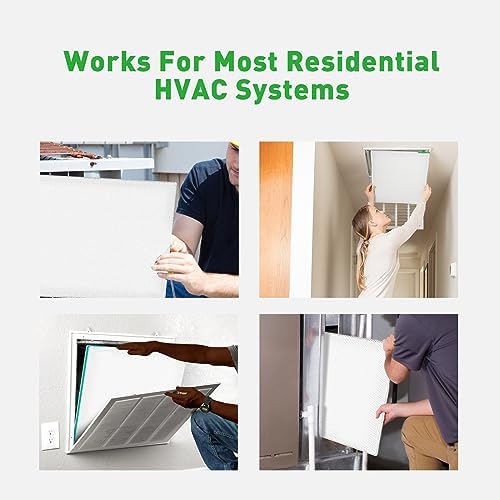 20x20x1 Air filter, Washable and Reusable Air Filter 20x20x1 for AC HVAC Furnace, MERV 8 Air Filters Machine Washable & Dryer Friendly, AC Furnace Air Filter - Image 5