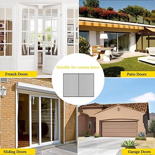 LIAMST Garage Door Screen 10 * 10FT,1 Car Garage Doors- Reinforced Fiberglass Door Screen,Stronger High Energy Magnets , Magnetic Screen Door - Image 6