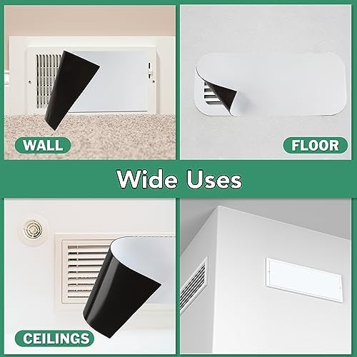 TRYMAG Strong Floor Vent Covers 8"x15", 4 Pack Magnetic Vent Covers for Home Floor Standard Air Registers,Air Conditioner Vent Covers for Wall, Air Register, Ceiling Vents,RV, Home HVAC and AC Vents - Image 3