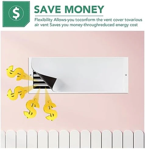 TRYMAG Strong Floor Vent Covers 8"x15", 4 Pack Magnetic Vent Covers for Home Floor Standard Air Registers,Air Conditioner Vent Covers for Wall, Air Register, Ceiling Vents,RV, Home HVAC and AC Vents - Image 5