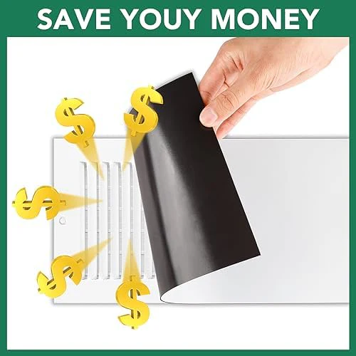 6 Pack Magnetic Vent Covers, Strong Vent Covers 8x15.5inch High Strength Magnetic Vent Cover for Floor Wall and Ceiling Registers Home HVAC and AC Vents - Image 7