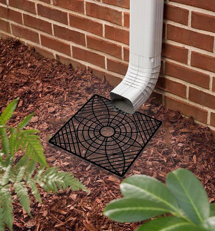 Gutter Downspout Extensions,Catch Basin Low Profile Downspout Extender | No Deep Dig Catch Basin, Flexible Pipe Extension to 5.1ft, Protect House Foundation - Image 6
