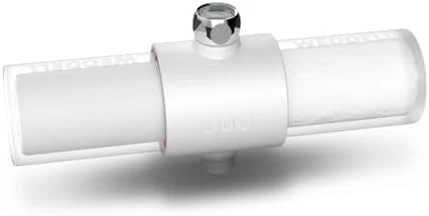 Weddell Duo Shower Filter - NSF Certified Shower Filter, High Pressure Activated Carbon Filter, Removes Chlorine, PFAS & Particulates, Clinically Tested For Healthier Skin & Hair (White)