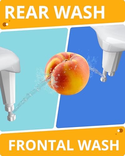 Clear Rear Bidet Attachment for Toilet - Self-Cleaning Dual Nozzle Bidet Toilet Seat with Adjustable Water Pressure - Easy Installation - Hygienic Toilet Accessories - 2 pack - Image 4
