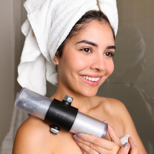 Weddell Duo Shower Filter - NSF Certified Shower Filter, High Pressure Activated Carbon Filter, Removes Chlorine, PFAS & Particulates, Clinically Tested For Healthier Skin & Hair (Black) - Image 8