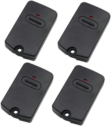 RB741 for Mighty Mule Gate Opener Remote, 318MHZ Gate Remote Control for GTO Gate Openers, 9 Dip FM135 Gate Transmitter for MM371W MM572W etc. Gate Clicker Garage Door Entry Controller (4 Pack)