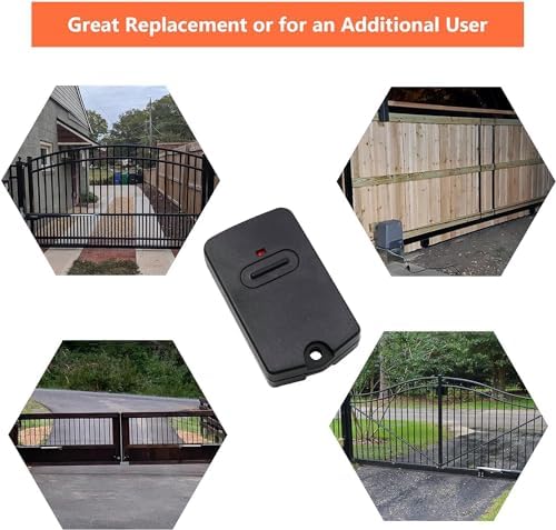 RB741 for Mighty Mule Gate Opener Remote, 318MHZ Gate Remote Control for GTO Gate Openers, 9 Dip FM135 Gate Transmitter for MM371W MM572W etc. Gate Clicker Garage Door Entry Controller (4 Pack) - Image 6